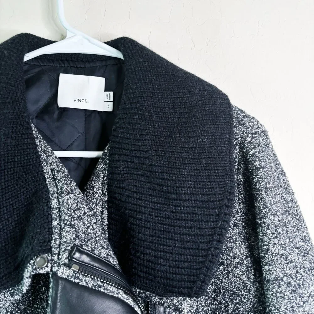 Vince Shawl Collar Asymmetric Coat